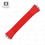 Soft blue elastic watch bands strap replacement for Hublot Spirit Of Big Bang 645 647, Red Magic, Titanium Ceramic, Meca 10, 42mm 45mm for sale