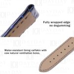 bespoke blue crocodile leather wrist bands bracelet for Citizen NB1050 59e, Eco Drive Automatic, Promaster Diver, Calendrier, Nighthawk men’s and ladies watches