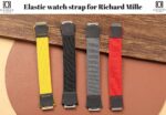daydaywatchband custom yellow black grey red canvas fabric watch straps replacement review for Richard Mille (2)