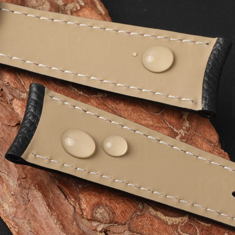 Buy Brown epsom leather watch belt bracelet straps replacement for Audemars Piguet AP Millenary 4101, Oval Shape,Maserati Anniversary 90, Qu (8)