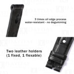 Buy Custom handmade Black alligator leather watch strap tire watch bands replacement for Chopard 1000 Miglia Mille Miglia (3)