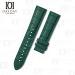 Crocodile pattern rubber silicone green strap band belt for Rolex, Omega, Panerai, Tudor, Patek Philippe, Tudor, TAG Heuer, Grand Seiko, Audemars Piguet, Breitling (2)