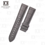 Crocodile pattern rubber silicone grey strap band belt for Rolex, Omega, Panerai, Tudor, Patek Philippe, Tudor, TAG Heuer, Grand Seiko, Audemars Piguet, Breitling