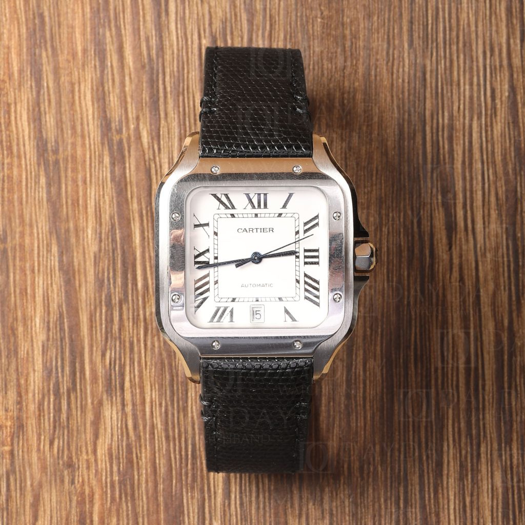 Cartier santos replacement strap best sale