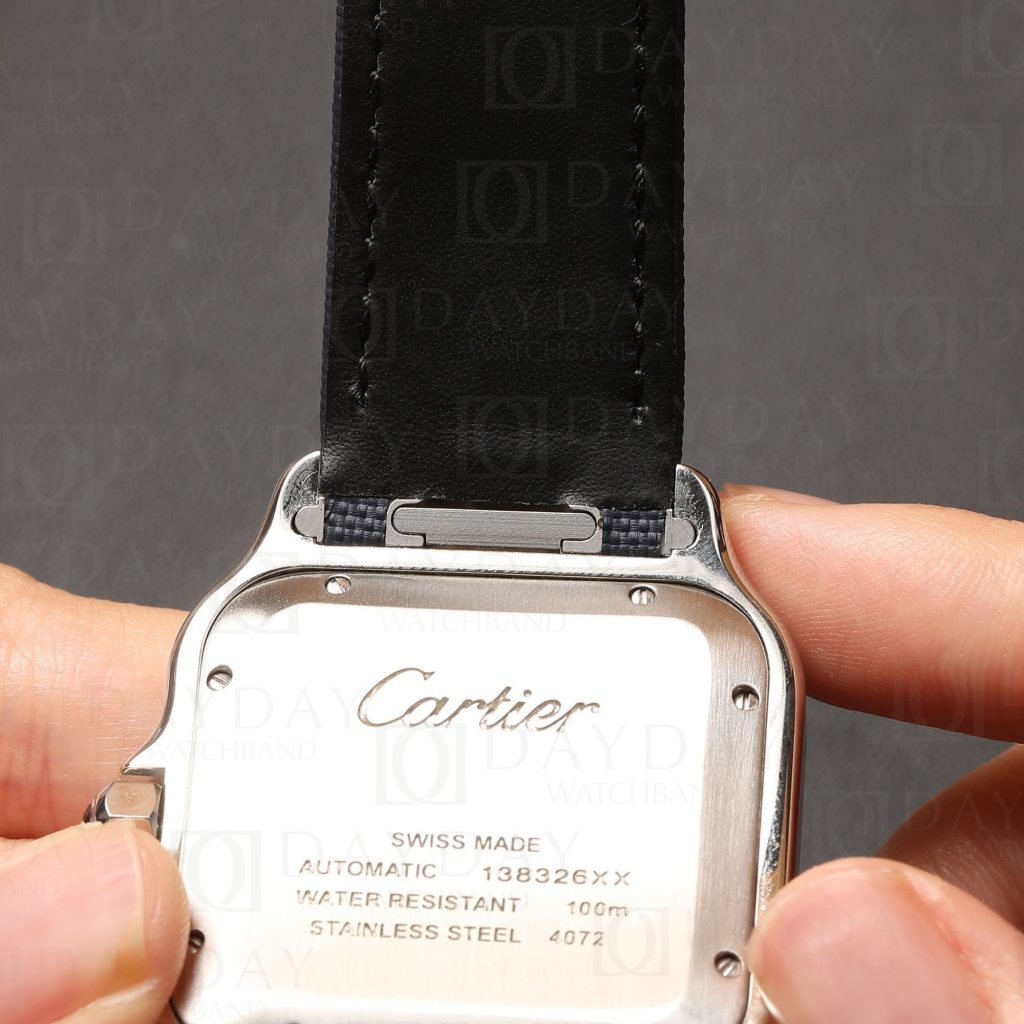 Original design quickswitch interchangeable watch straps replacement for Cartier Santos Medium Large