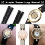 Chopard Happy Diamond Dancing Floating Diamonds watches alligator leather watch bands watch strap watch belt bracelet replacement
