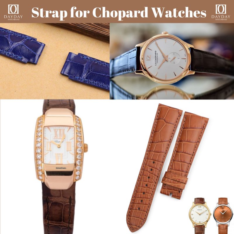 Chopard La Strada 8357 Diamond LUC 1860 XPS GMT Chronometer Time Traveler One watch price alligator leather watch bands watch strap watch belt bracelet replacement for sale