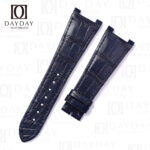 Dark Blue Alligator leather watch straps band replacement for Girard Perregaux GP Laureato 38mm 42mm green blue Aston Martin Copper