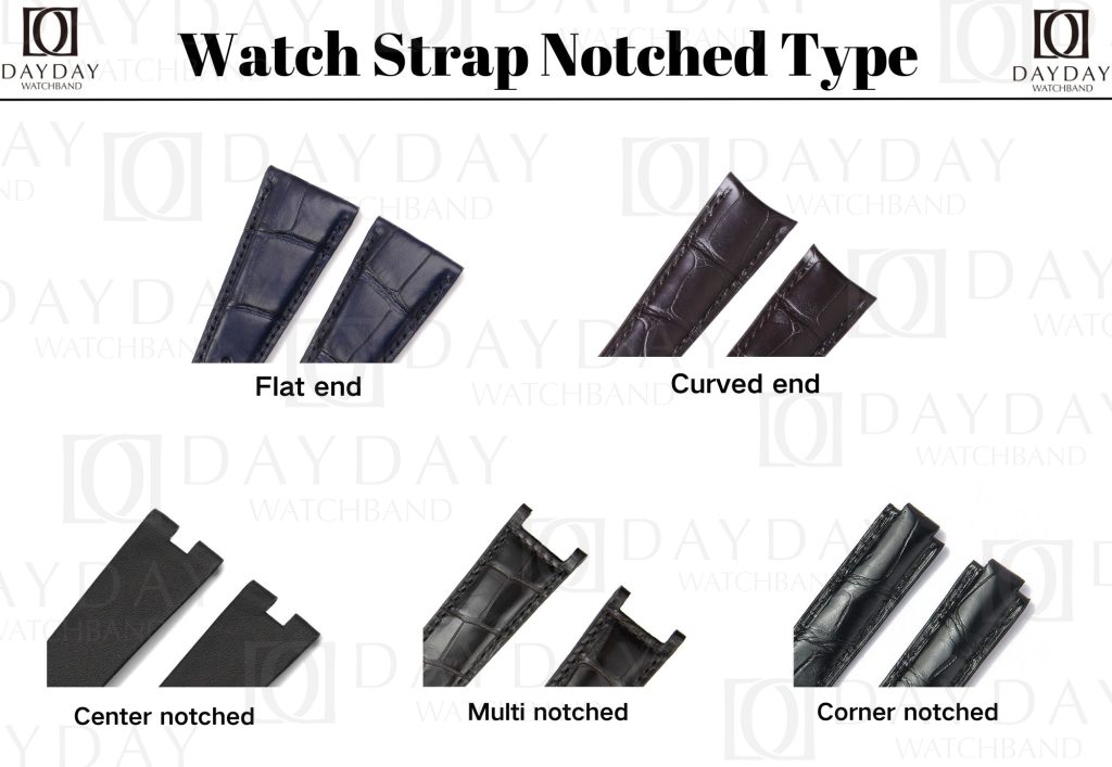 Daydaywatchband leather watch strap band belt replacement notched type