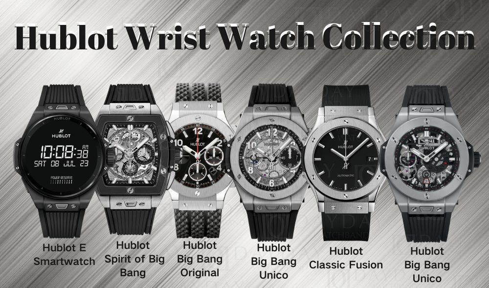 Hublot wrist watch collection for Hublot Geneve Big Bang Unico Original Smartwatch Meca 10 Spirit Of Big Bang Classic Fusion (2)