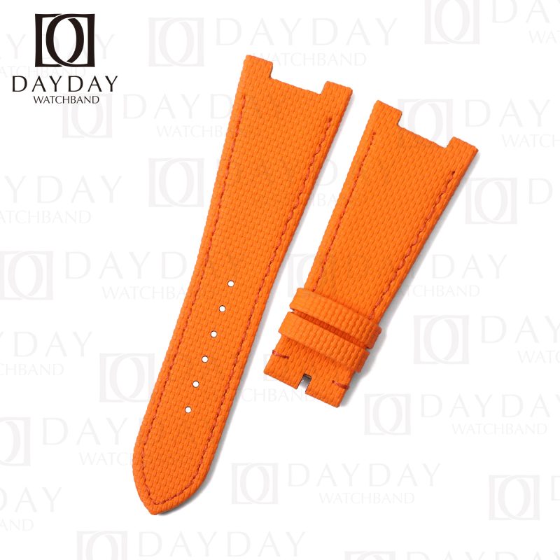 Shop 10 colors orange handmade custom rubber watch strap band replacement for Patek Philippe PP Nautilus 5711, 5712, 5726, 5167 and more models for sale