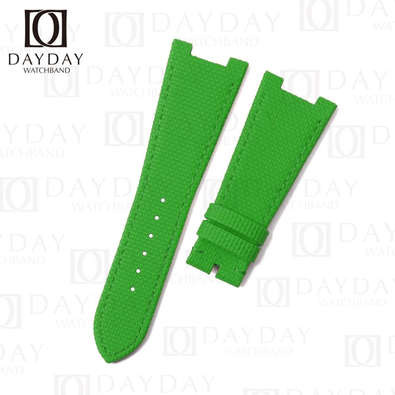 custom green Patek Philippe Nautilus silicone rubber watch strap band replacement for Patek Philippe PP Nautilus 5711, 5712, 5726, 5167