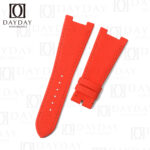 custom red Patek Philippe Nautilus silicone rubber watch strap band replacement for Patek Philippe PP Nautilus 5711, 5712, 5726, 5167