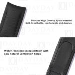Daydaywatchband handmade black nylon watch band replacement for Rolex Submariner 40mm 41mm (2)