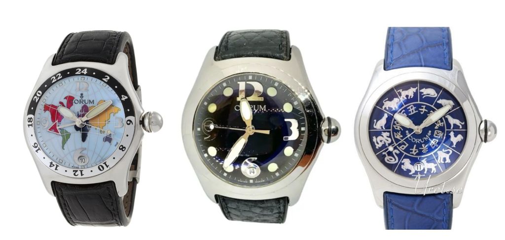 3 Corum Bubble watches