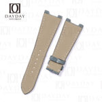Itlian calfskin lining blue denim fabric leather watch strap band replacement for Patek Philippe Nautilus 5711 5712