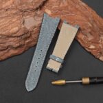 handmade blue denim patek philippe nautilus leather strap band replacement for sale aftermarket