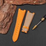 handmade orange nylon watch strap band replacement for patek philippe nautilus 5711 5712