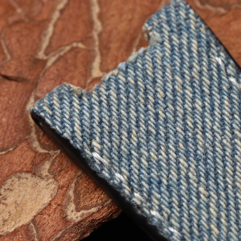 original metal insert blue denim fabric strap band replacement for Patek Philippe Nautilus 5711 5712 Men’s and Ladies Watch