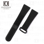22mm 24mm 26mm black canvas nylon velcro dive strap replacement for Panerai Luminor Radiomir