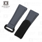 Dark Grey rubber dive velcro watch bands strap replacement for Panerai Luminor Luminor Due Radiomir 22mm 24mm 26mm