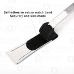Easy to wear white rubber velcro