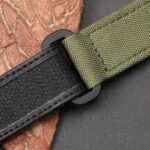 Panerai Luminor Radiomir 22mm 24mm 26mm Army green canvas velcro dive watch strap band aftermarket (2)