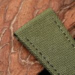 Panerai Luminor Radiomir 22mm 24mm 26mm Army green canvas velcro dive watch strap band aftermarket (3)
