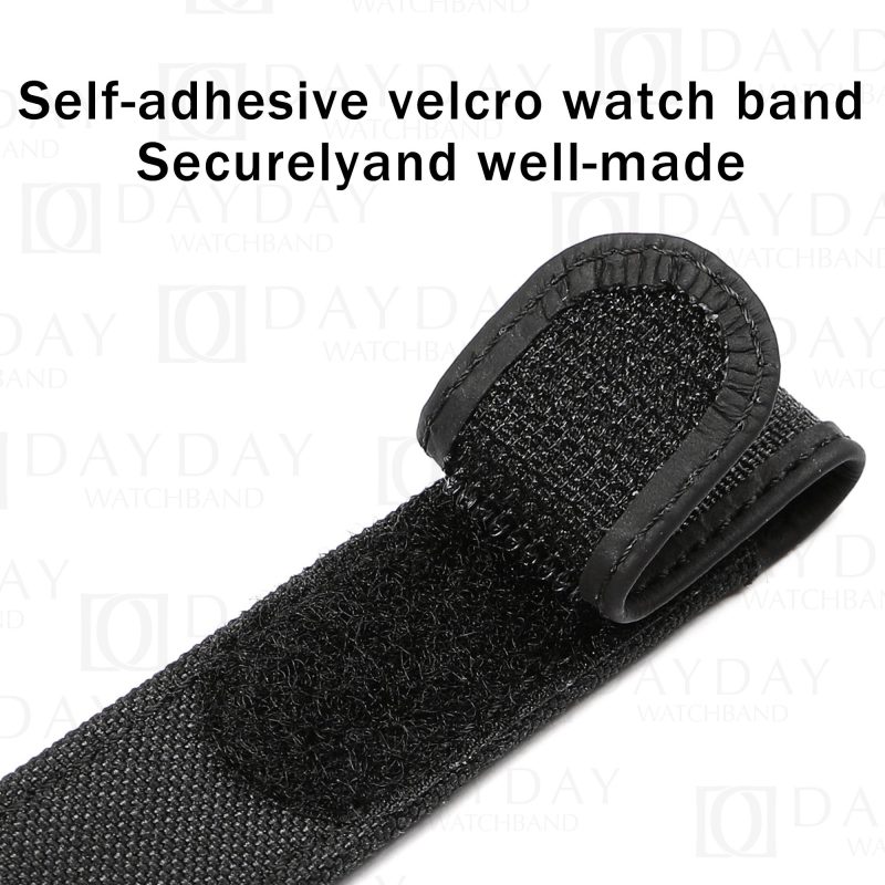 Panerai Luminor Radiomir 22mm 24mm 26mm black canvas velcro watch band aftermarket