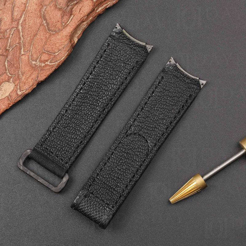 Rolex sea dweller handmade canvas nylon watch strap band replacement (2)