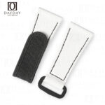 White rubber dive velcro strap band replacement for Panerai Luminor Luminor Due Radiomir 22mm 24mm 26mm (2)
