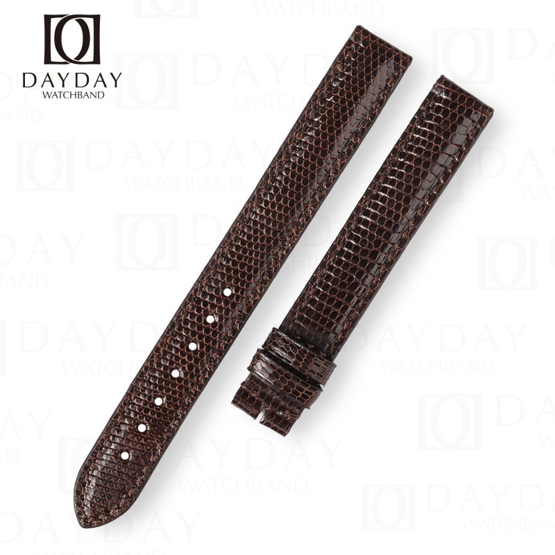 Bespoke Dark brown Cartier lizard watch strap 18mm 20mm fit for Cartier Ronde Tank Solo