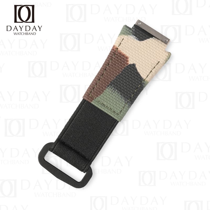 Handmade Richard Mille camo Camouflage RM velcro strap replacement with elastic