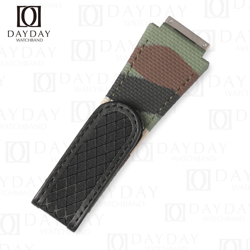 Handmade Richard Mille camo Camouflage RM velcro watch strap replacement watch band