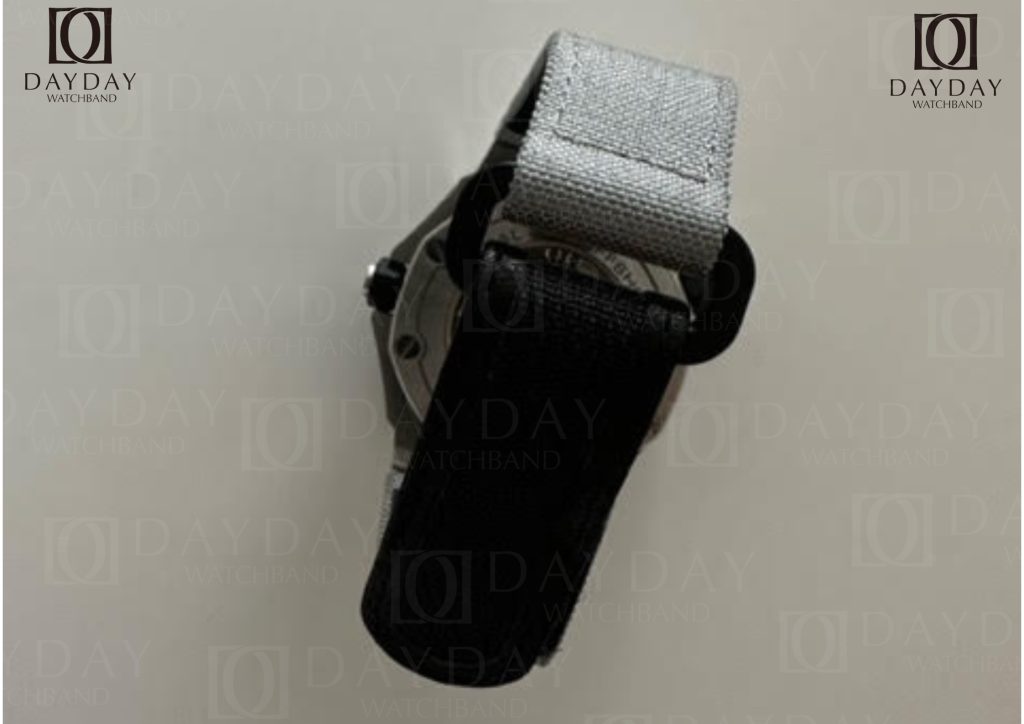 daydaywatchband Audemars Piguet AP Royal Oak grey nylon velcro strap replacement watch band