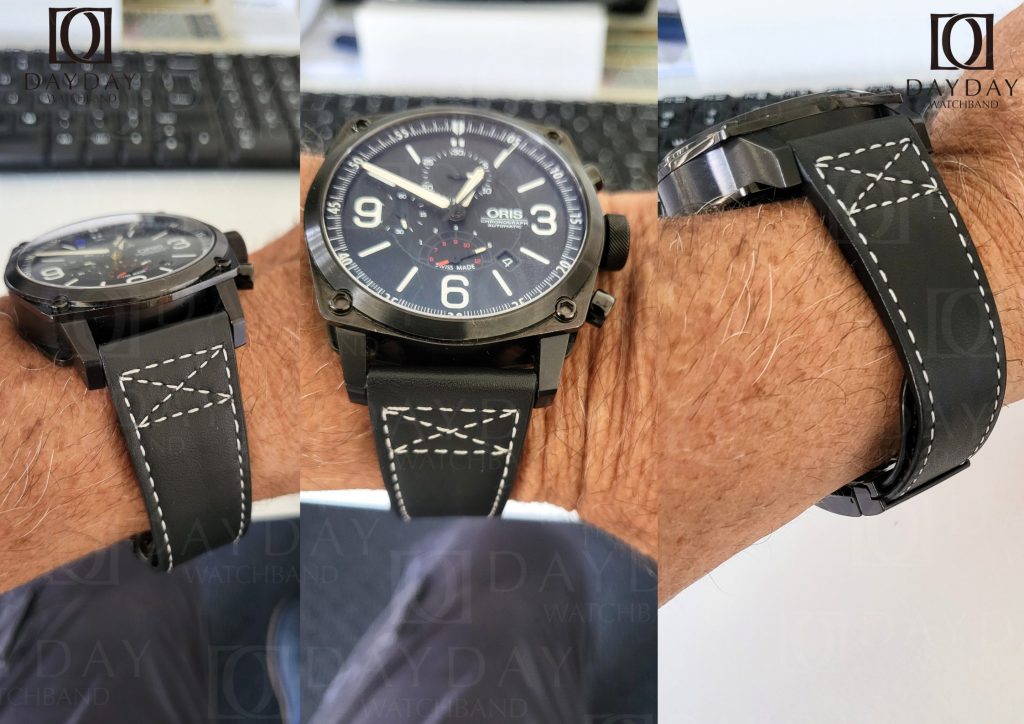 daydaywatchband customer review oris bc4 black calfskin leather watch band replacement strap