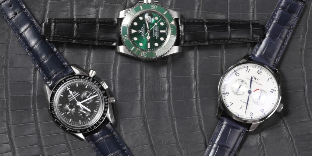 Choosing an Leather Watch Strap: Expert Tips for Smart Buyers 2 daydaywatchband customize replacement luxury black blue crocodile leather watch band straps for Rolex IWC Omega banner