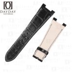 daydaywatchband black crocodile leather watch band replacement for Patek Philippe Nautilus 5711 5712 (2)