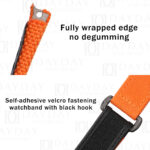 Vacheron Constantin Oversea 4500v 5500v orange velcro watch band strap belt replacement detail