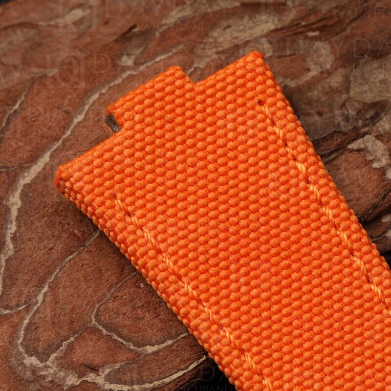Vacheron Constantin Oversea 4500v 5500v orange velcro watch band with metal insert (2)