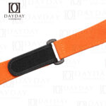 daydaywatchband orange canvas velcro hook&loop watch strap bandfor Vacheron Constantin Oversea 4500v 5500v