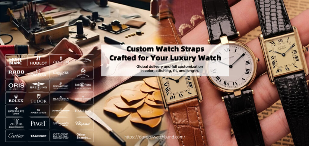 Custom watch straps bands replacement for daydaywatchband