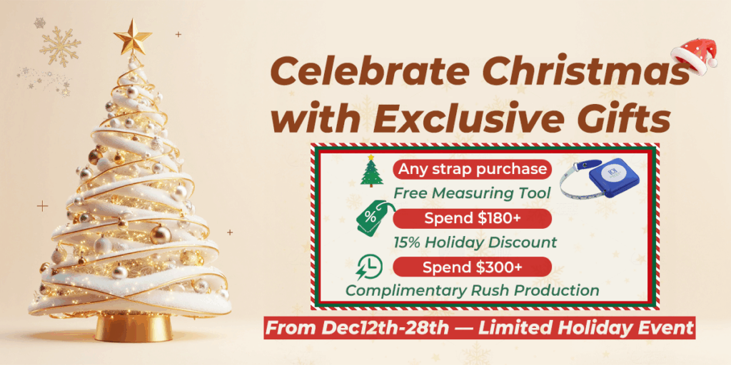 new Christmas promotion daydaywatchband custom watch strap band replacement for luxury watches banner