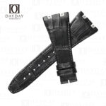daydaywatchband black crocodile leather watch bands for Audemars Piguet Royal Oak Offshore Diver