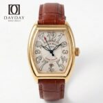 daydaywatchband handmade brown alligator leather watch strap band for Franck Muller Conquistador 8001 SC 18K