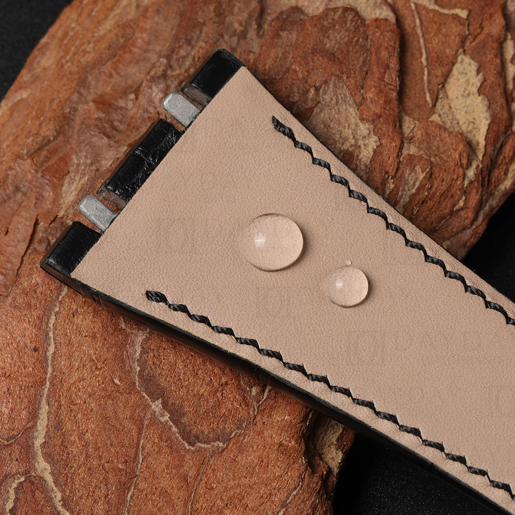 Custom Quick Release Alligator leather watch strap for Audemars Piguet Royal Oak Offshore Diver(Multi-color) 17 handmade AP Royal Oak Offshore Diver leather watch strap with quick release system and waterproof calfskin lining