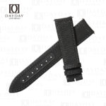 JLC Jaeger Lecoultre Polaris Master curved end black rubber material watch strap