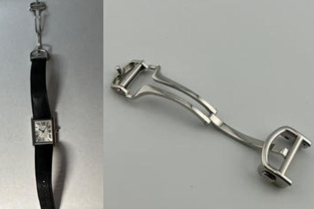 Customer cartier tank xl watch with original clasp