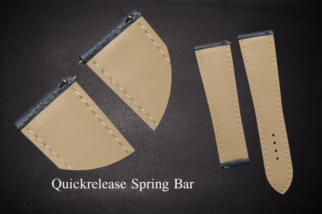 quick release spring bar on cartier tank leather watch strap replacement