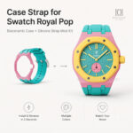 Case-Strap-for-Swatch-Royal-Pop-watch-Bioceramic-case-with-Silicone-strap-Mod-Kit-Multiple-Colors